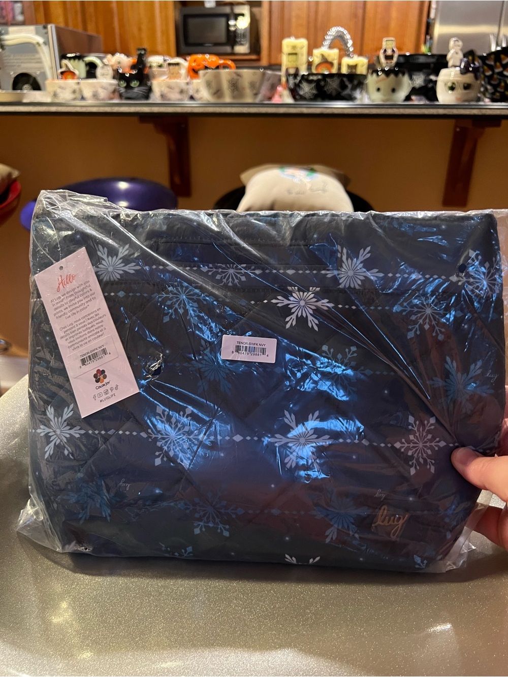 lug Tenor 2 piece Crossbody set in Snowflake Navy NWT